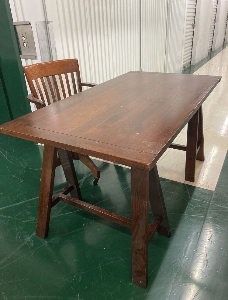 Pottery barn sawhorse sale desk