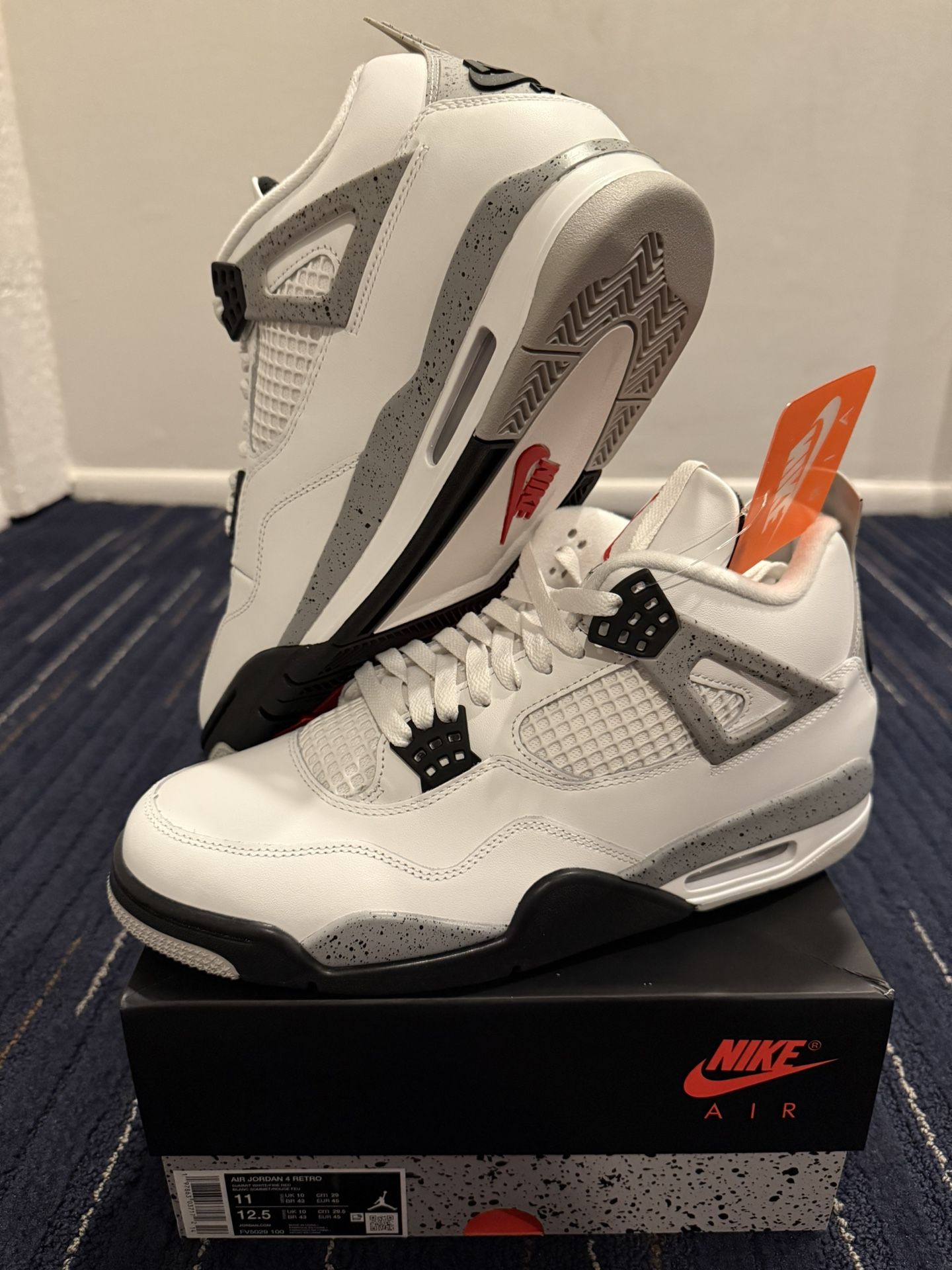 Jordan Retro 4 White Cement Size 11