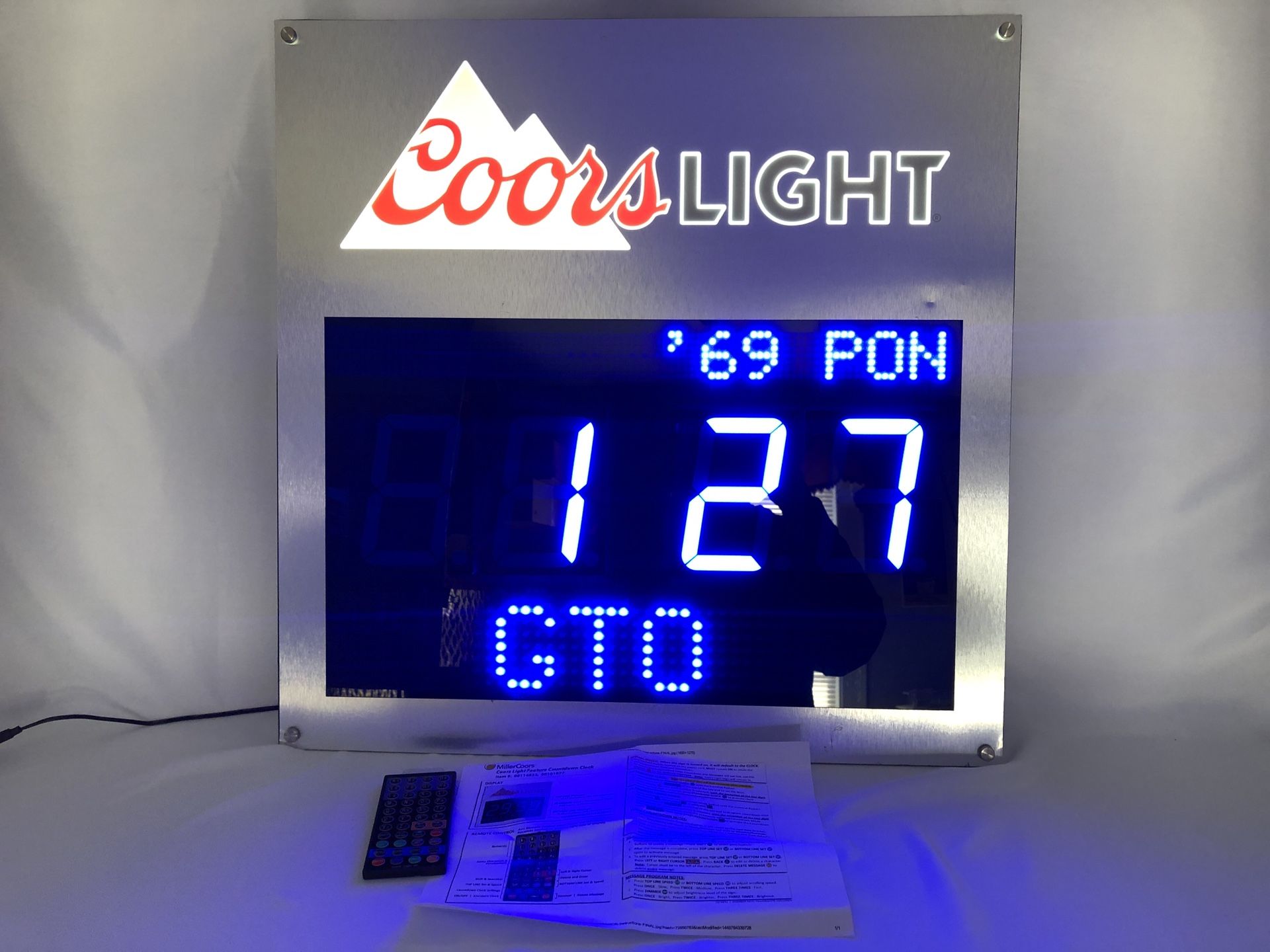 Coors Light Programmable LED