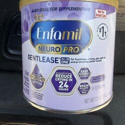 Enfamil Gentlease Neuro pro 7.2oz Cans