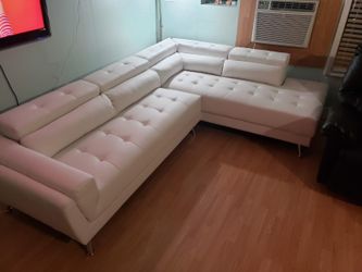 White sectional