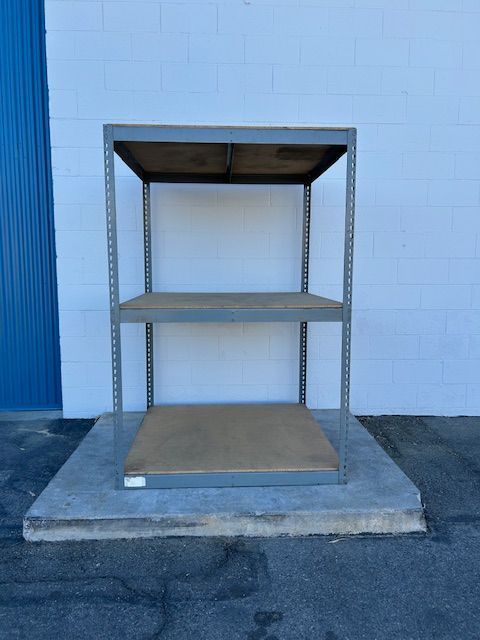 Industrial 3 Tier Racks 48 in W x 48 in D Used Heavy Duty Storage Shelving Stronger Than Homedepot Lowes And Costco Delivery Available