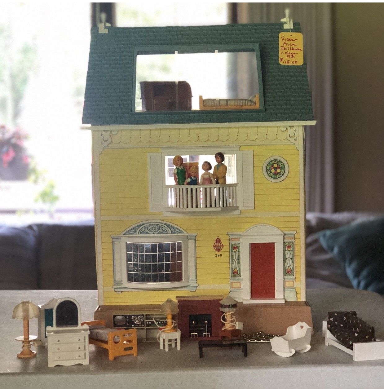 1981 Fisher Price Doll House Vintage