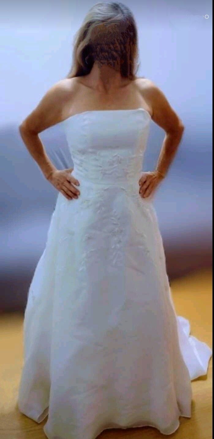 Michaelangelo Beaded Ball Wedding Gown from David's Bridals.