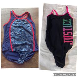 Kids one piece bathing suit s, each $5