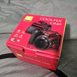 Nikon Coolpix L840 Digital Camera Red

