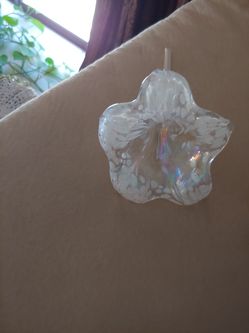 Decorative glass rose