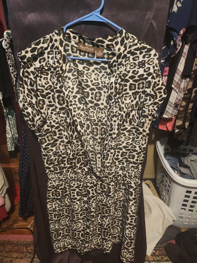 Leopard Romper 3x