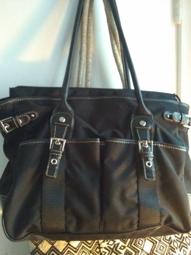 Franco Sarto Black Shoulder Bag