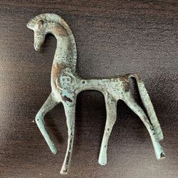 Etruscan Horse Patinated Bronze