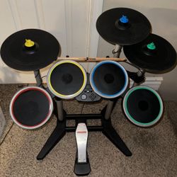 ROCK BAND / GUITAR HERO VIDEO GAME DRUMS SONY PLAYSTATION 3 4 5 PS3 PS4 PS5 XBOX 360 ONE NINTENDO WII DRUM SET