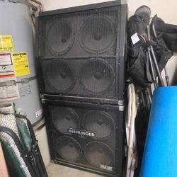 Behringer BG412F Ultrastack 4x12 full stack guitar cabinets