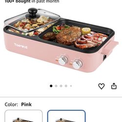 Topwit Electric Hotpot with Grill