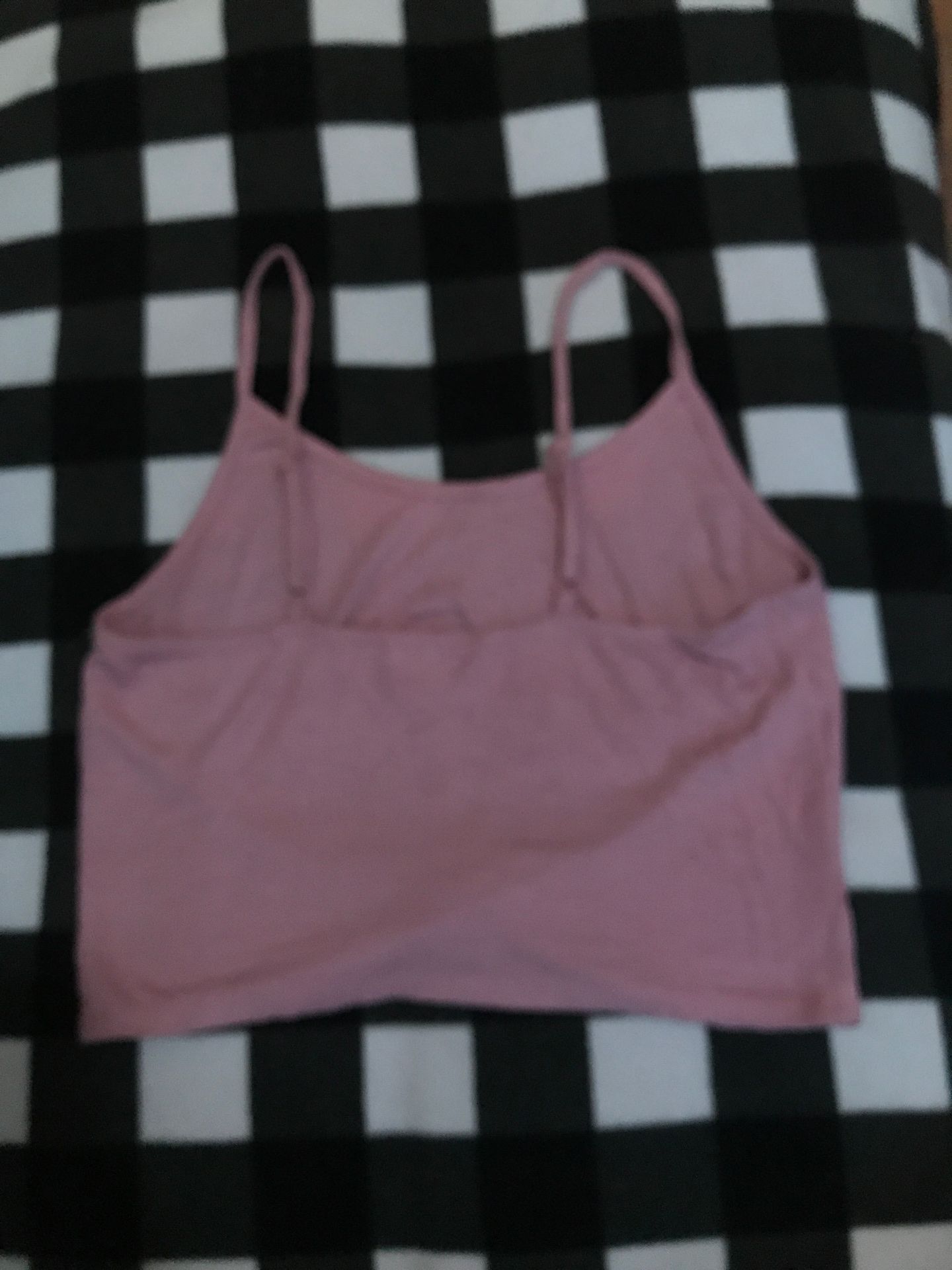 Pink crop top