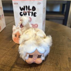 Pop Mart Crybaby Wild but Cutie Series Vanilla Cutie Vinyl Plush Pendant