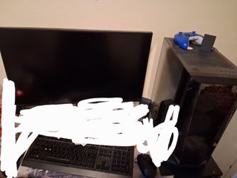 Gaming pc and monitor