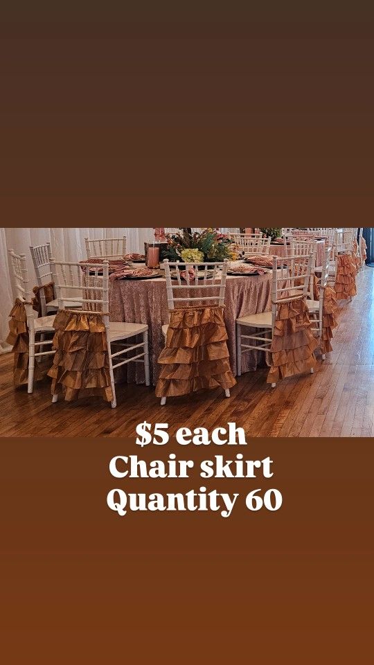 Gold Chair Covers