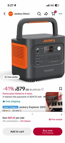 Jackery solar generator