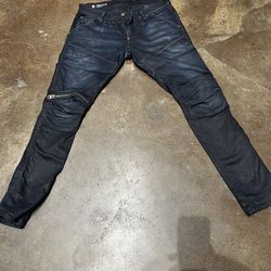 G-Star Skinny Jeans Waxed (Blue)