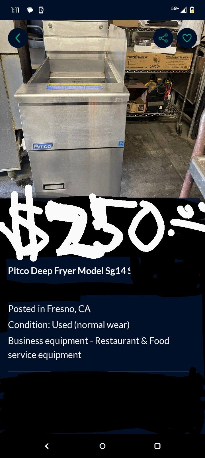 Deep Fryer Industrial Equipment