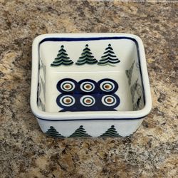 MANUFAKTURA W BOLESTAWCU POLISH POTTERY HAND MADE 4" BOWL