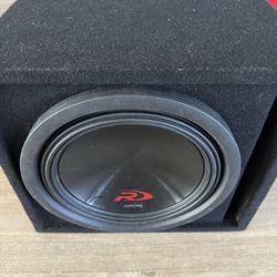 Alpine Type R Car Audio Subwoofer