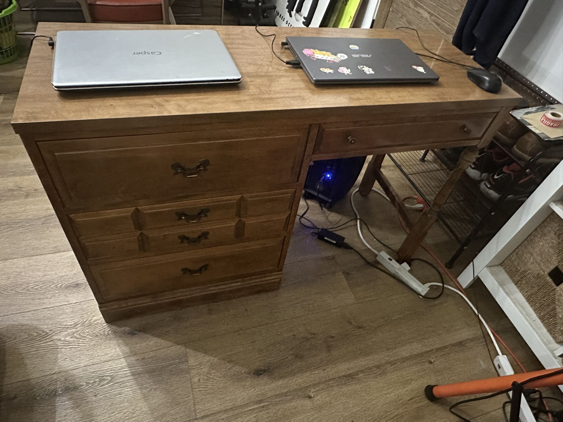 VINTAGE OLD WOOD HIGH QUALITY DESK - Great Condition - $130
