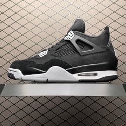 Air Jordan 4 Retro "Olive Canvas" AJ4 Joe 4 Black and Gray