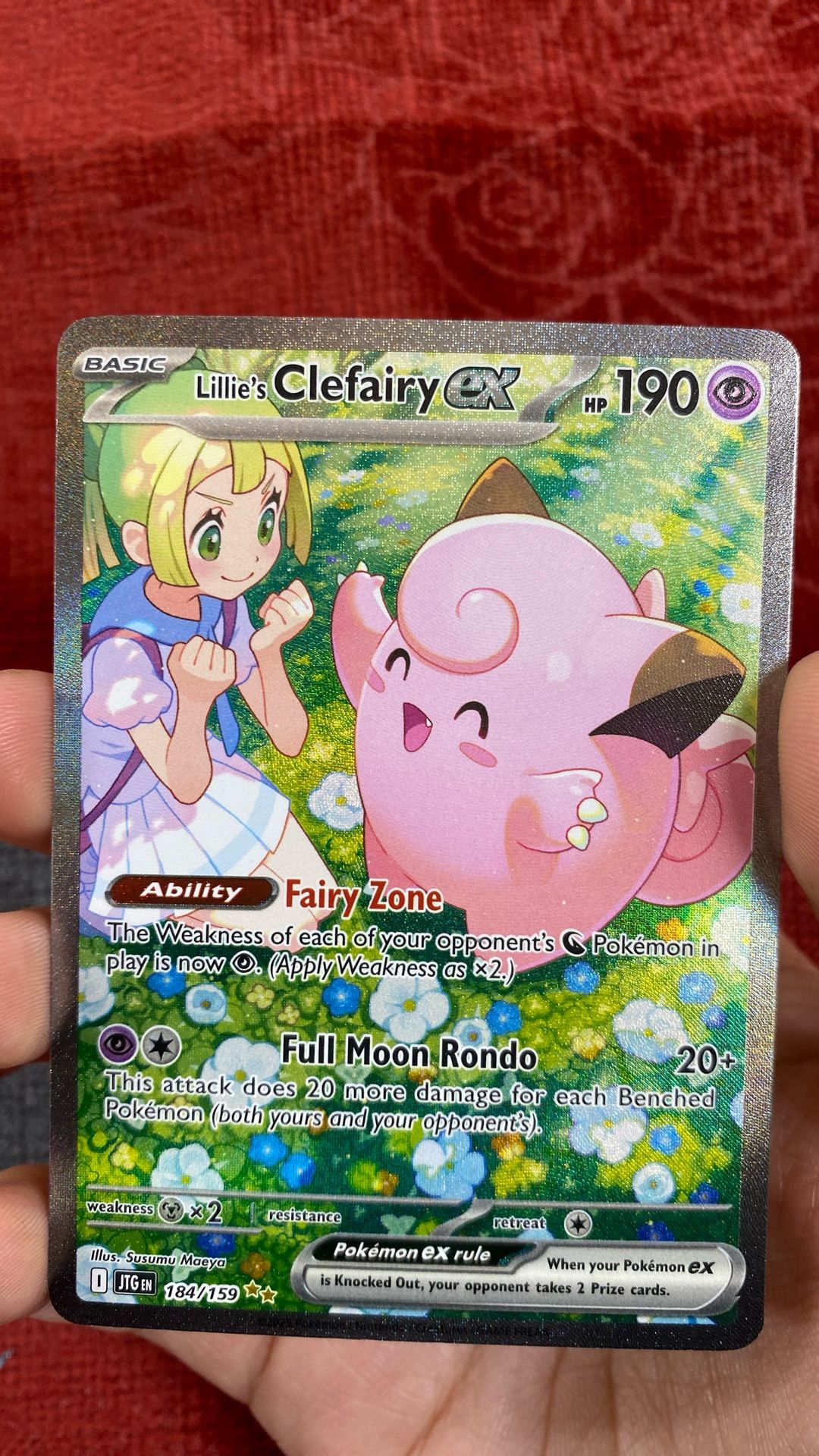 Lillie’s Clefairy ex 184/159 Journey Together