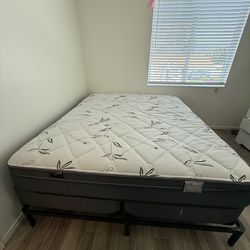 CAL KING MATTRESS & BED FRAME