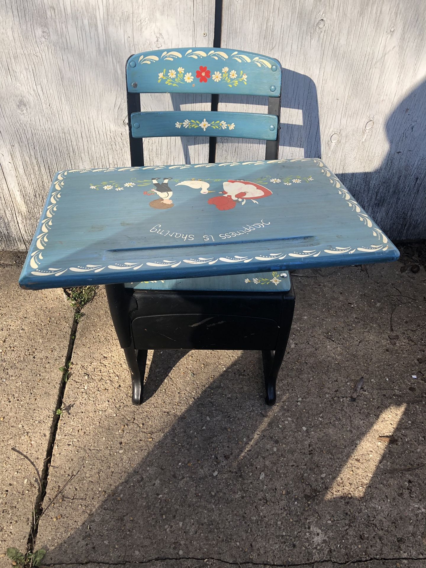 Painted Children’s Desk