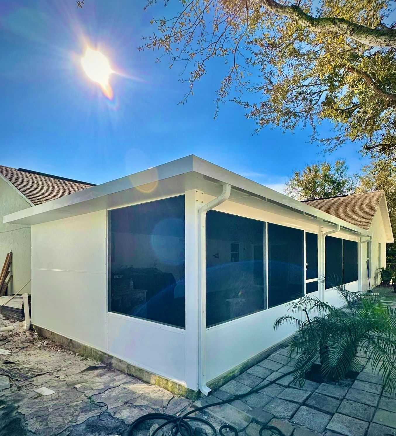 Pergola, Insulated Porch & Screen.
