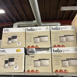 Bella 2- Piece Slow Cooker Set - Liquidation Deal