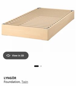 Free ikea foundation with leg and cover