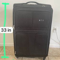 Maleta / Valija 33 in x 20 in (cierre y rueda malo) 