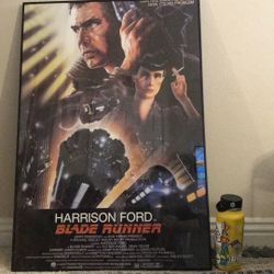 Framed Blade runner Poster 
