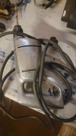Vintage metal drill