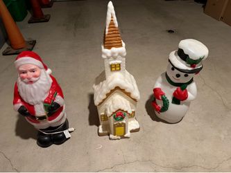 Christmas blow molds