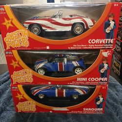 AUSTIN POWERS 1/18 (3) PC DIECAST