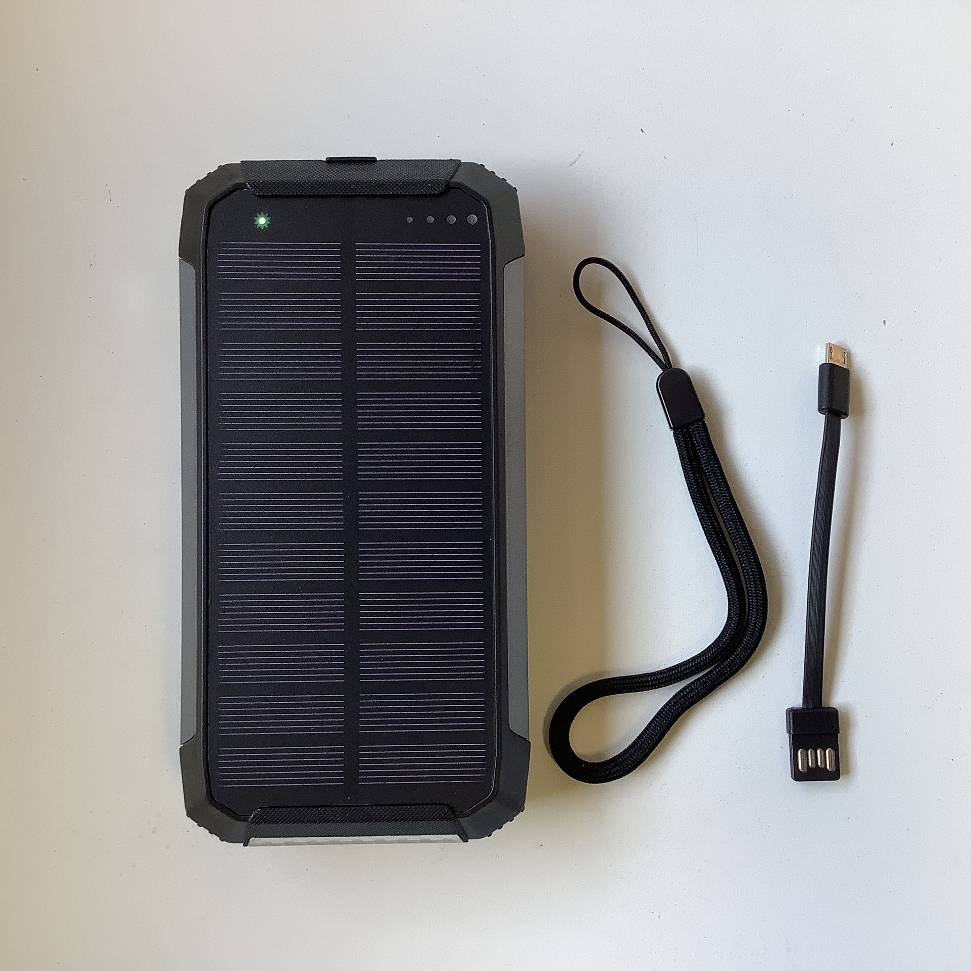 Solar Power Bank With Wireless Charging