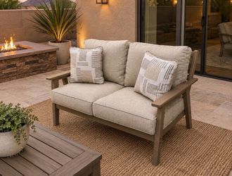 Patio HDPE Love Seat *New Patio Furniture*