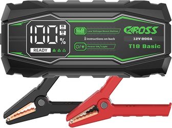 Brand new in box CAROSS Jump Starter - 12V Jump Box for 6.0L Gas and 3.0L Diesel 800A jump starter,2.3“ LED screen,10000mAh battery,portable Booster j