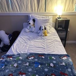 Twin IKEA SLAKT Bed Frame and mattress 