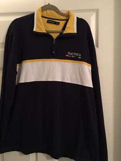 NAUTICA XL half zip Jacket/shirt