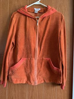 size 8 hooded suede jacket