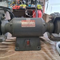DAYTON 3/4" BENCH GRINDER LIKE NEW 