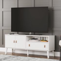 White Tv Stand 