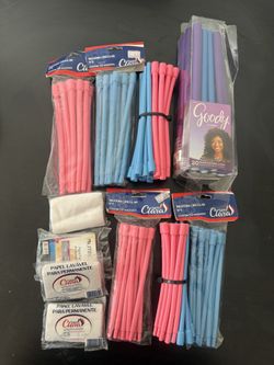Flexible hair roller kit.  
