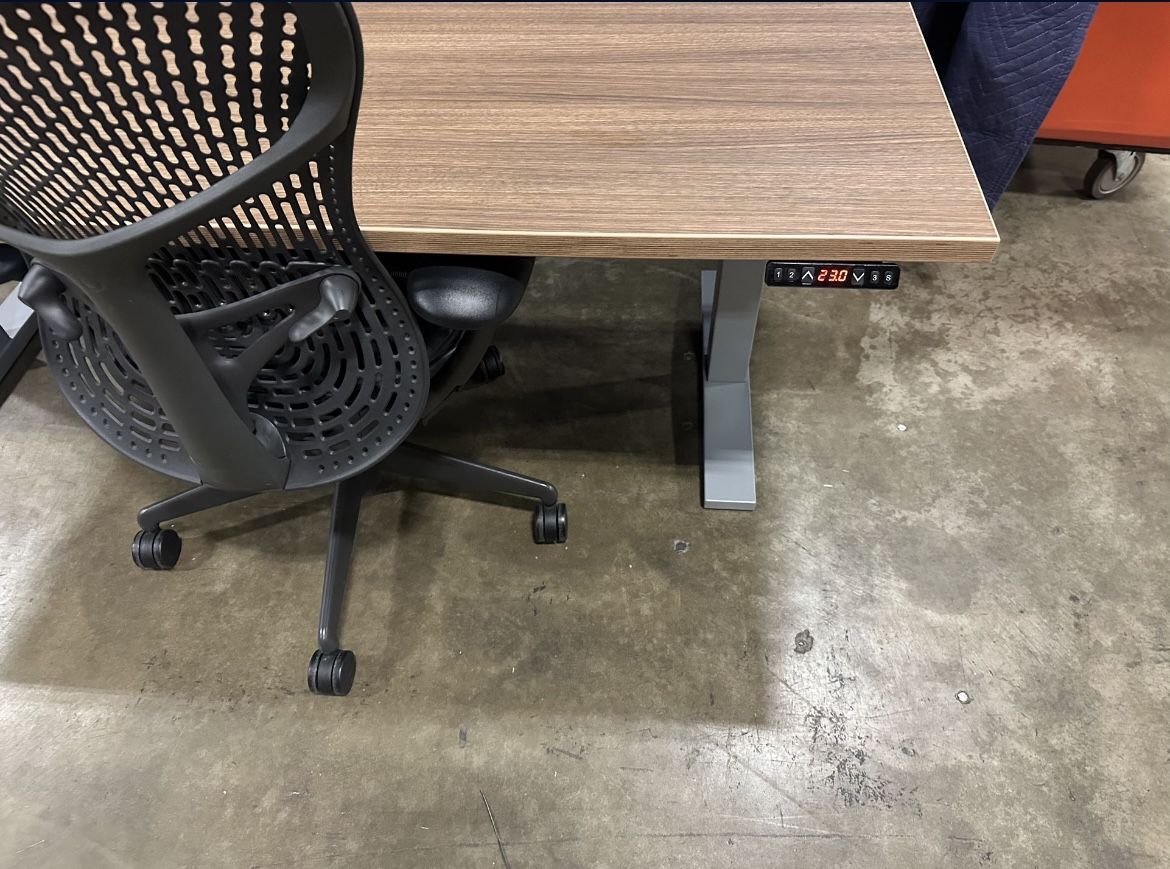 JRB Studio/ Herman Miller 72” Standing Desks! Electric Height Adjustable Sit Stand Desk! We Also Have Herman Miller Chairs And Monitor Arms!