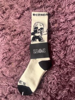 Chrome heart socks